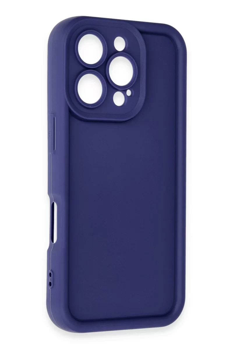 Newface Apple iPhone 16 Pro Kılıf Viera Silikon - Lacivert