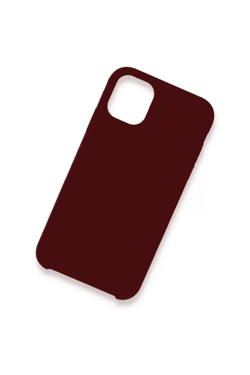 Newface Apple iPhone 11 Pro Max Kılıf Lansman Legant Silikon - Bordo
