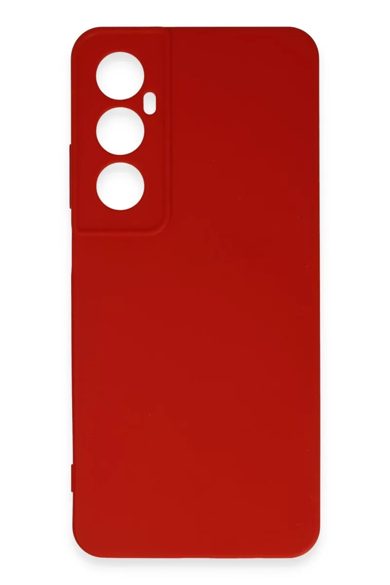 Newface Realme C65 Kılıf First Silikon - Kırmızı