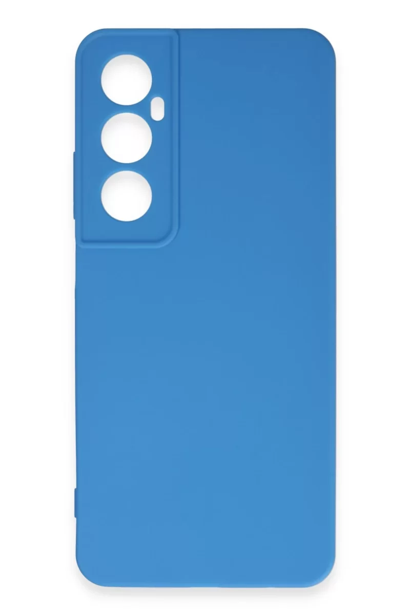 Newface Realme C65 Kılıf First Silikon - Mavi
