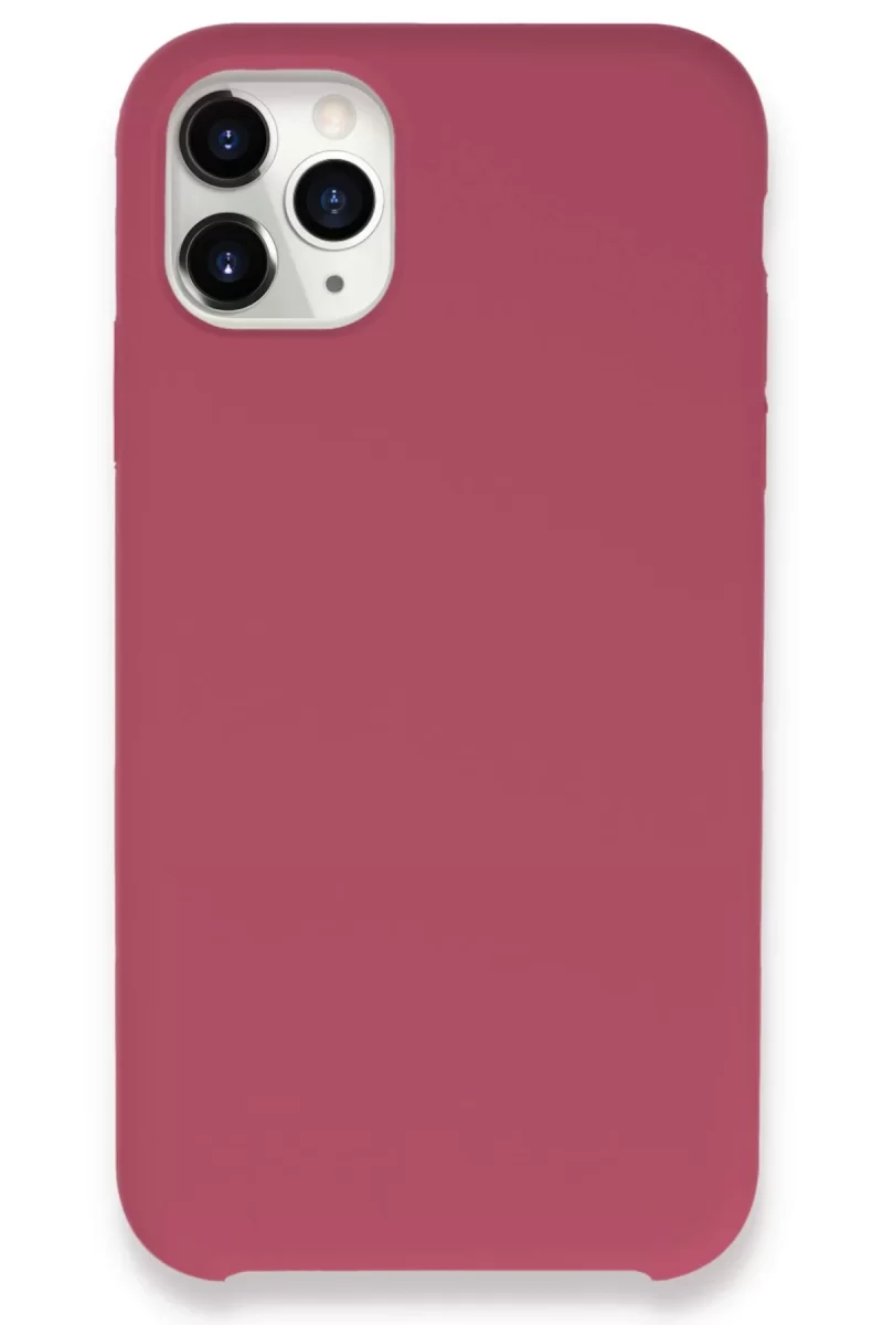 Newface Apple iPhone 11 Pro Max Kılıf Lansman Legant Silikon - Fuşya