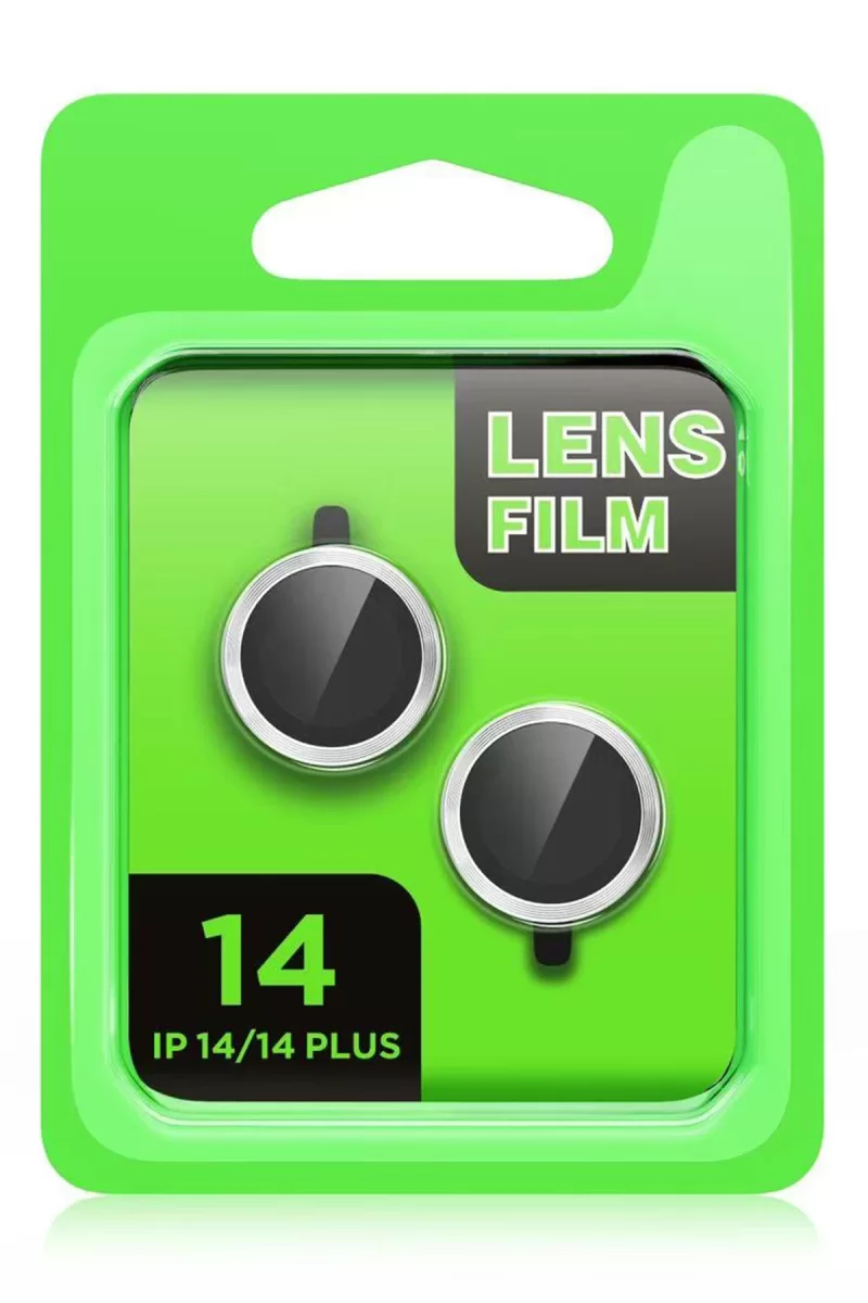 Newface Apple iPhone 14 Plus Raze Metal Kamera Lens - Siyah