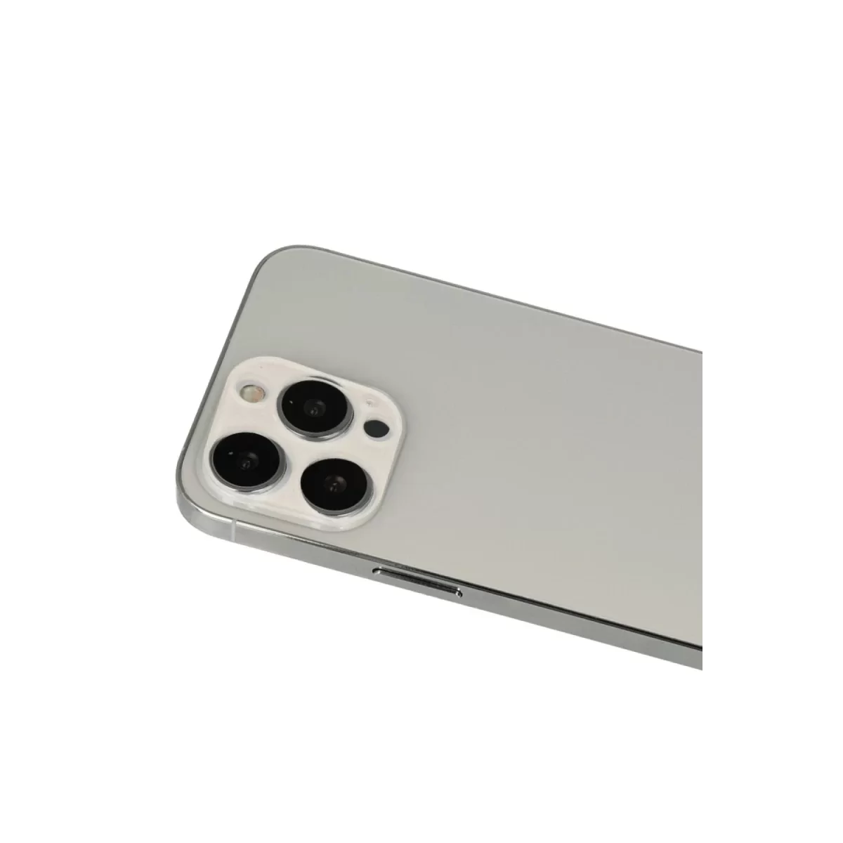 Newface Apple iPhone 13 Pro Max Rainbow Kamera Lens Koruma Cam - Beyaz