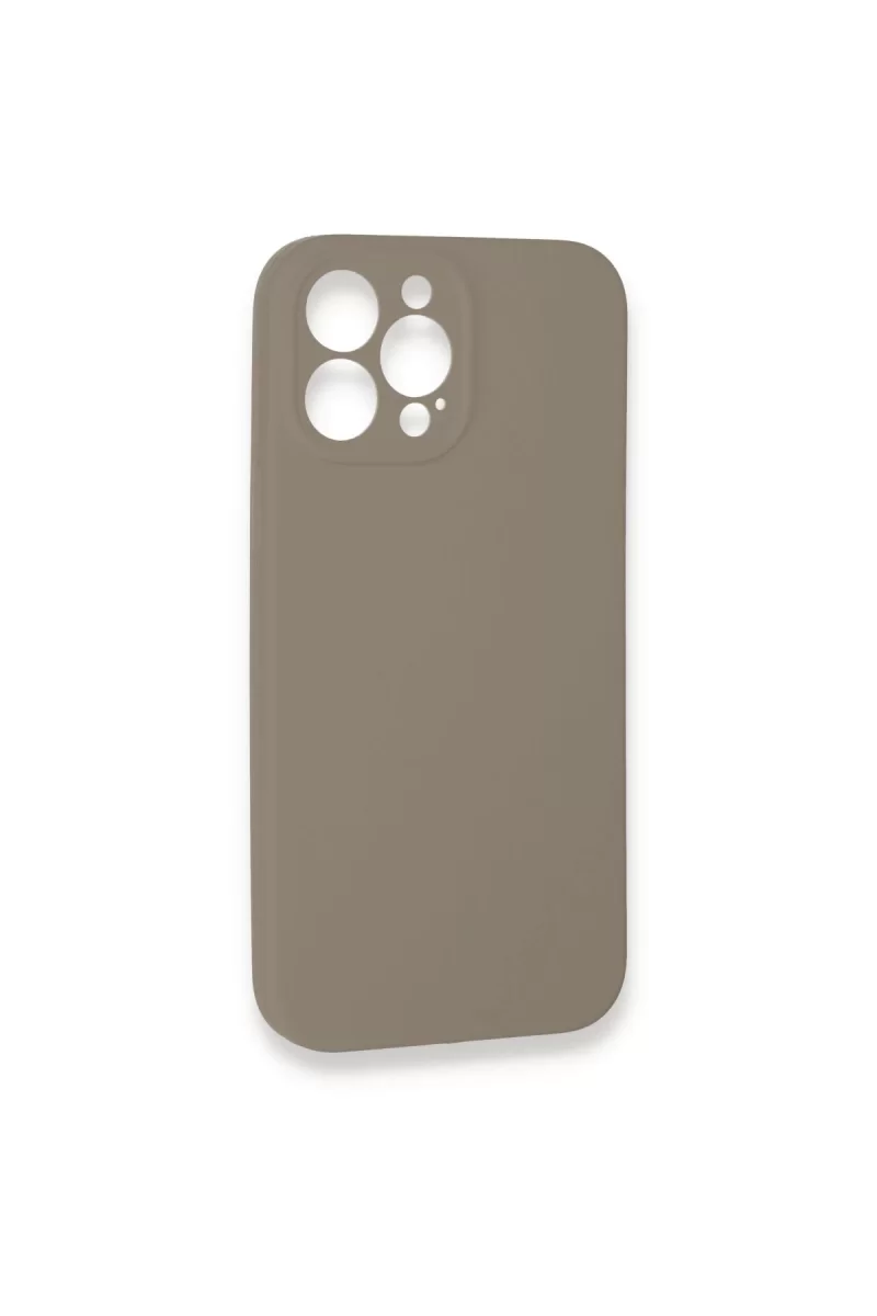 Newface Apple iPhone 13 Pro Max Kılıf Lansman Legant Silikon - Bej