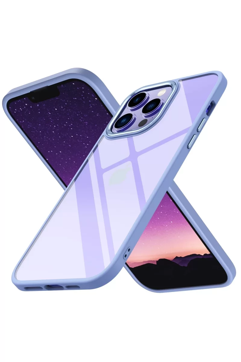 Newface Apple iPhone 13 Pro Max Kılıf Power Silikon - Lila