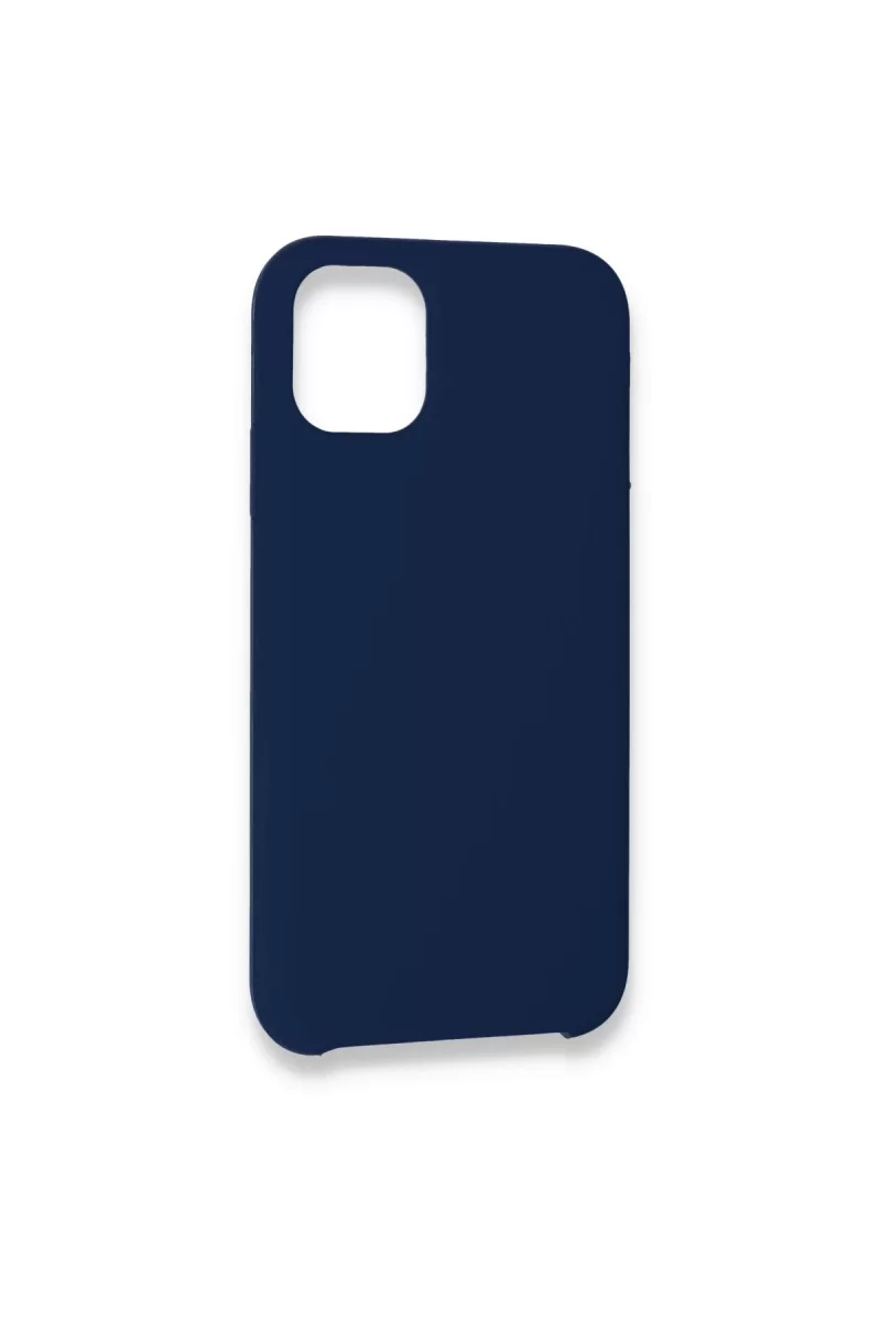 Newface Apple iPhone 12 Kılıf Lansman Legant Silikon - Lacivert