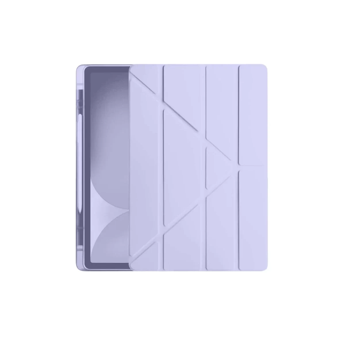 Newface Apple iPad Pro 11 (2024) Kılıf Kalemlikli Hugo Tablet Kılıfı - Lila