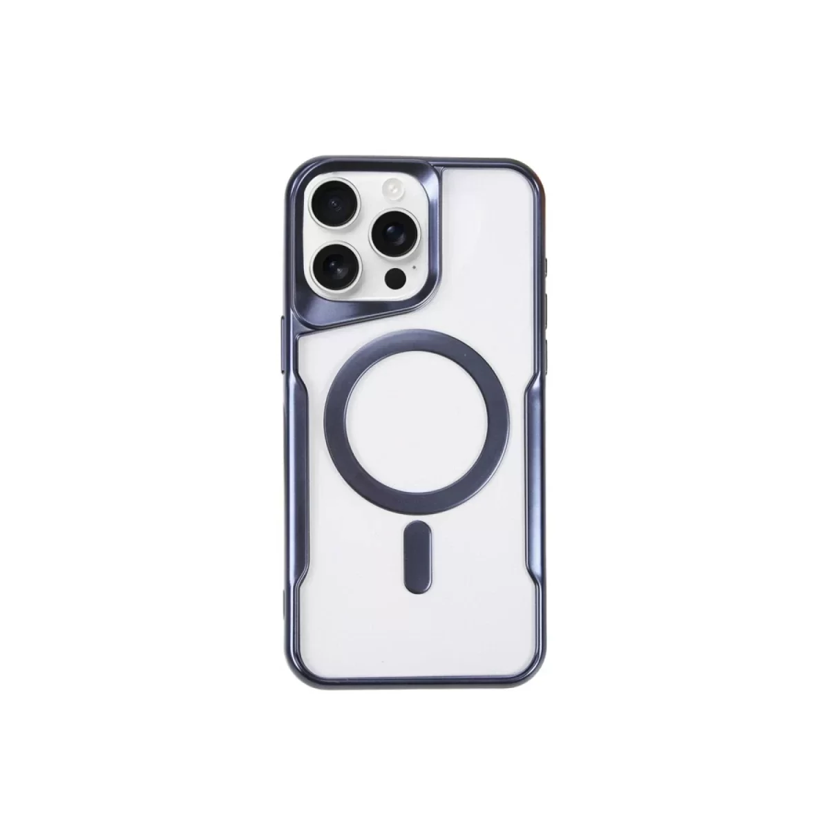 Newface Apple iPhone 14 Pro Kılıf Boyi Magsafe Silikon Kapak - Lacivert