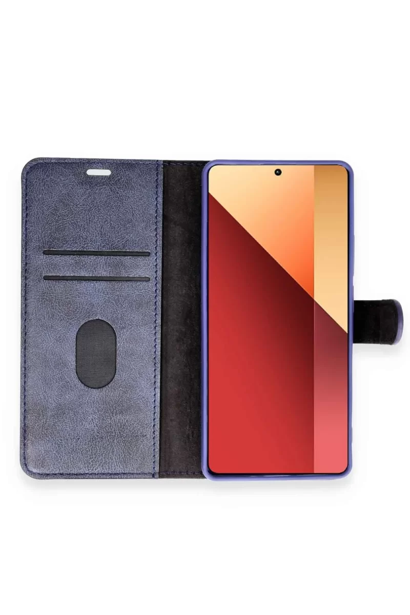 Newface Xiaomi Redmi Note 13 Pro 4G Kılıf Trend S Plus Kapaklı Kılıf - Yeşil