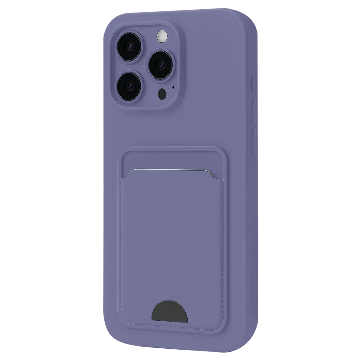 Newface Apple iPhone 16 Pro Max Kılıf Kelvin Kartvizitli Silikon - Lila