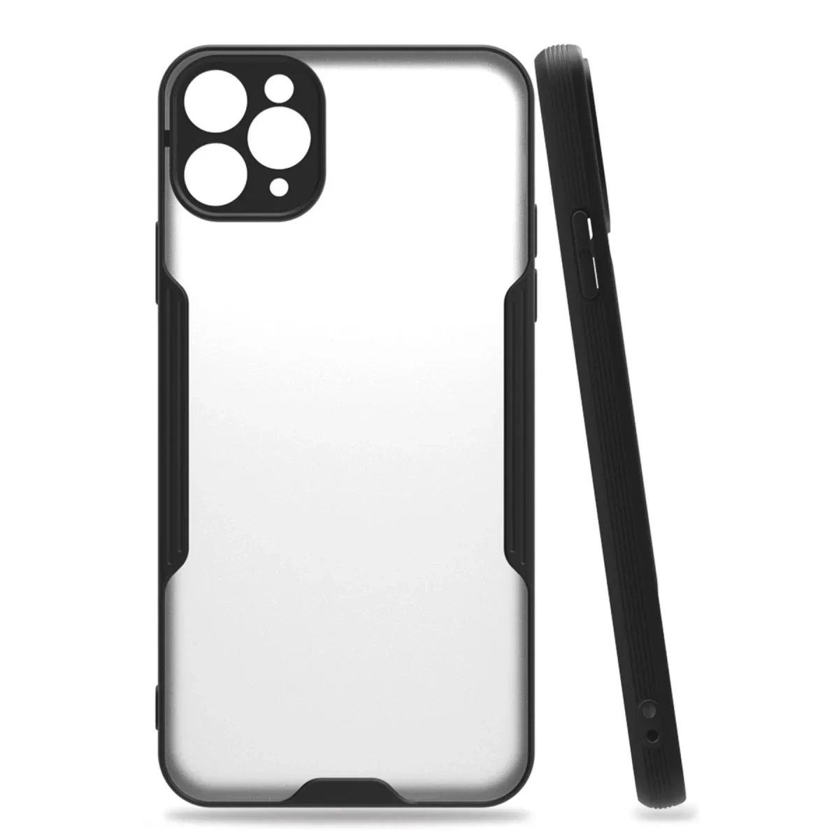 Newface Apple iPhone 11 Pro Kılıf Platin Silikon - Siyah