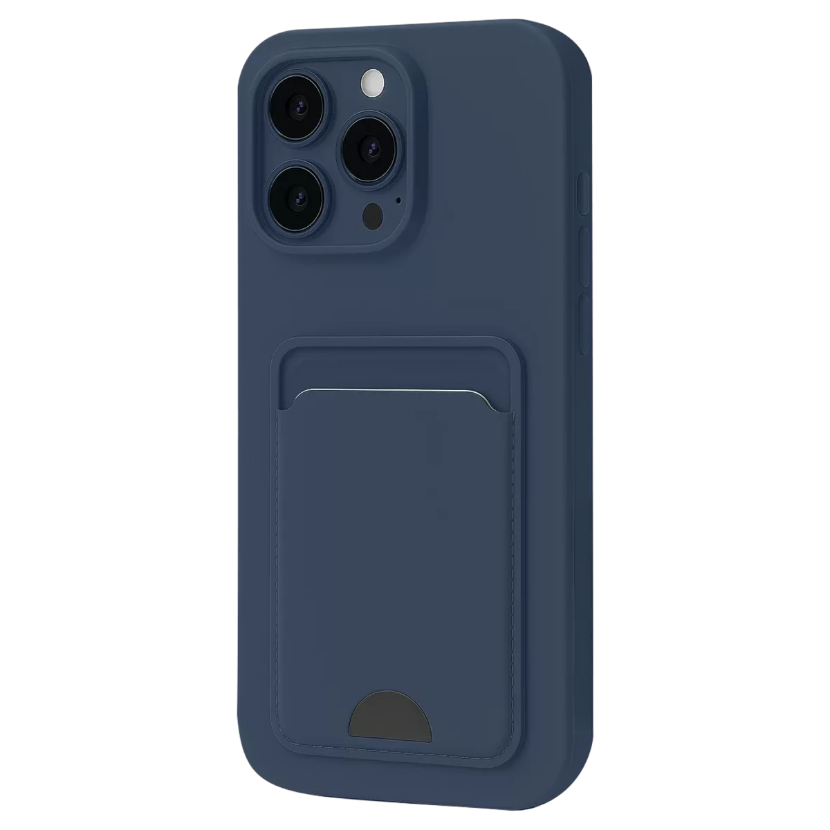 Newface Apple iPhone 16 Pro Max Kılıf Kelvin Kartvizitli Silikon - Lacivert