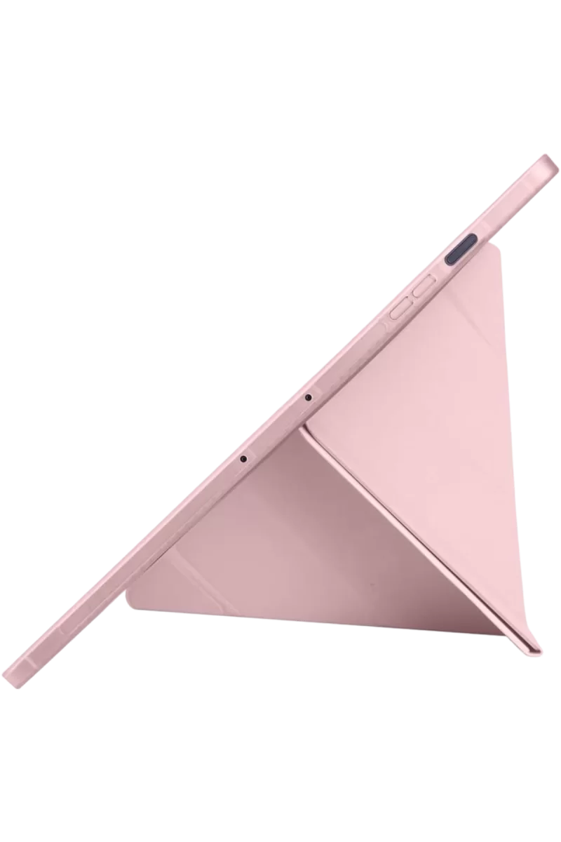 Newface Apple iPad Pro 13 (2024) Kılıf Kalemlikli Hugo Tablet Kılıfı - Rose Gold