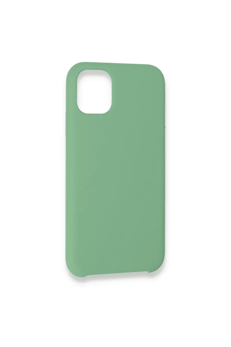 Newface Apple iPhone 12 Kılıf Lansman Legant Silikon - Yeşil