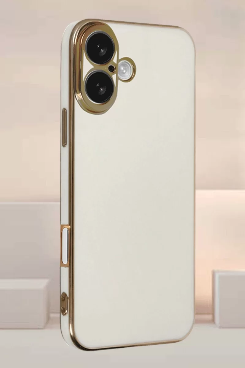 Newface Apple iPhone 16 Kılıf Volet Silikon - Mavi