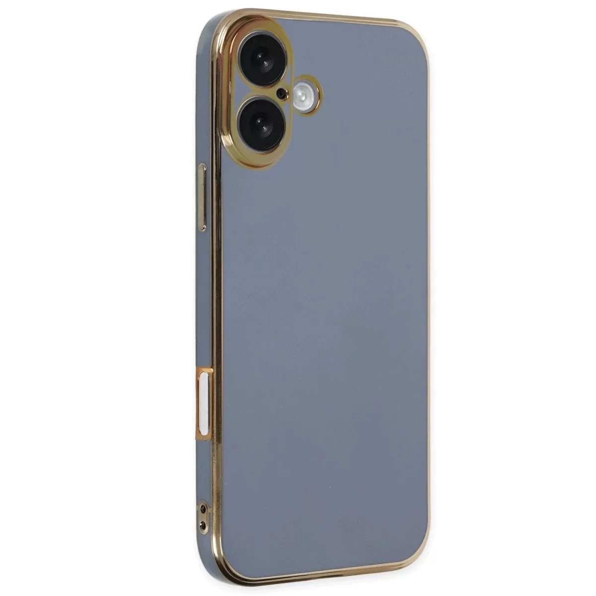 Newface Apple iPhone 16 Kılıf Volet Silikon - Mavi