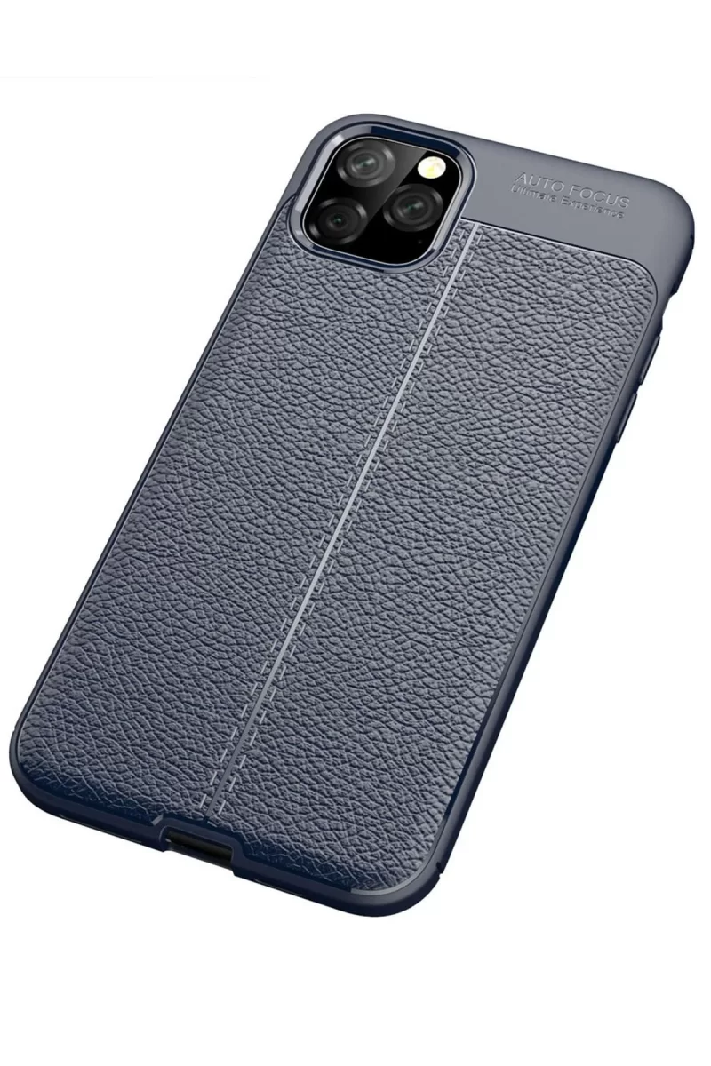 Newface Apple iPhone 11 Pro Max Kılıf Auto Focus Kapak - Lacivert