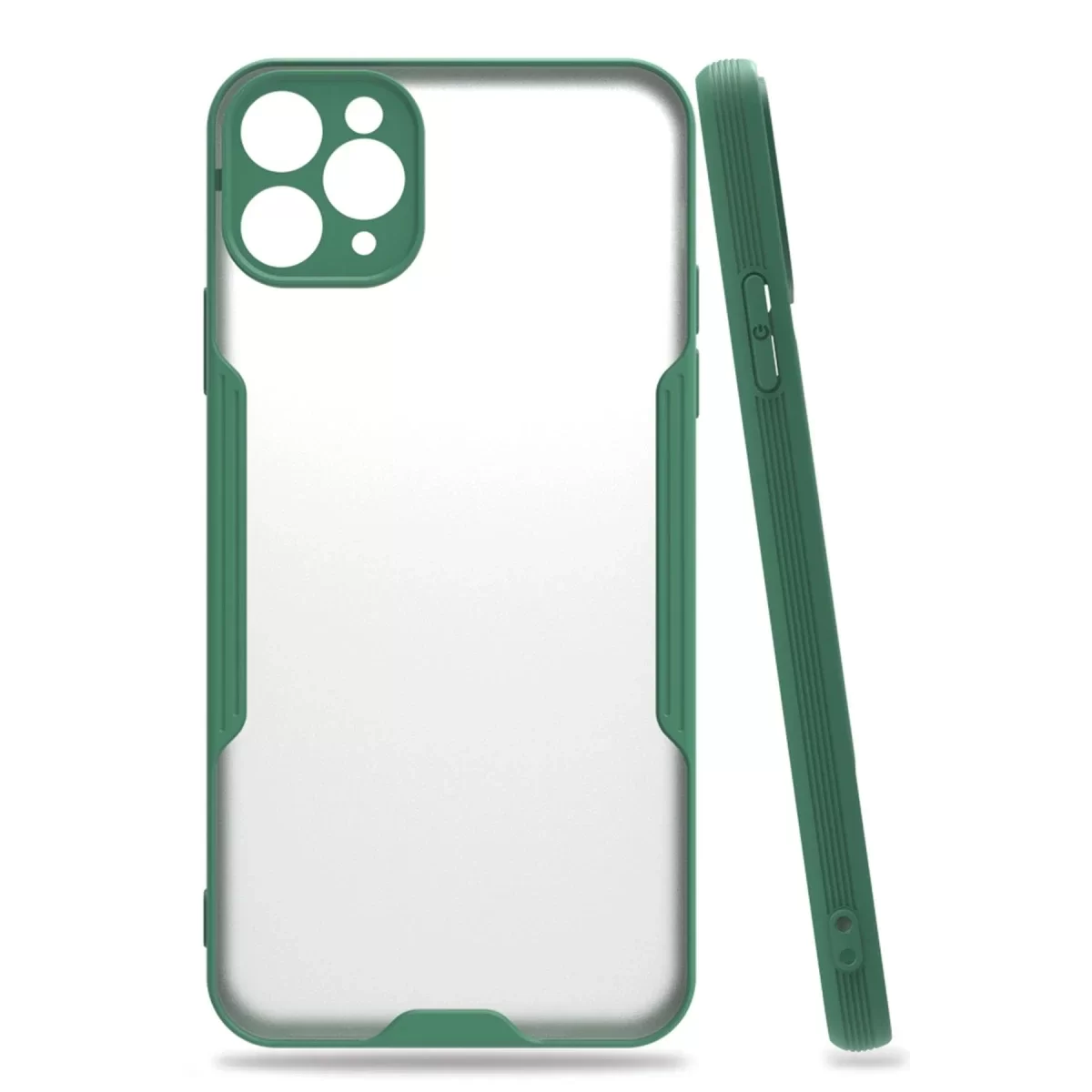 Newface Apple iPhone 11 Pro Kılıf Platin Silikon - Yeşil
