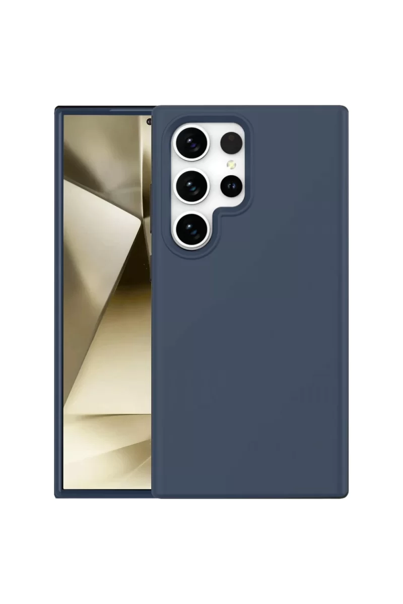 Newface Samsung Galaxy S24 Ultra Kılıf First Silikon - Lacivert
