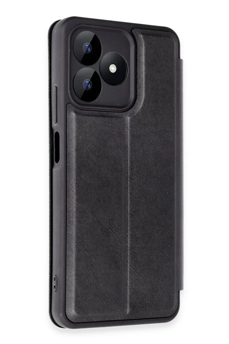Newface Realme Note 50 4G Kılıf Flip Cover - Siyah
