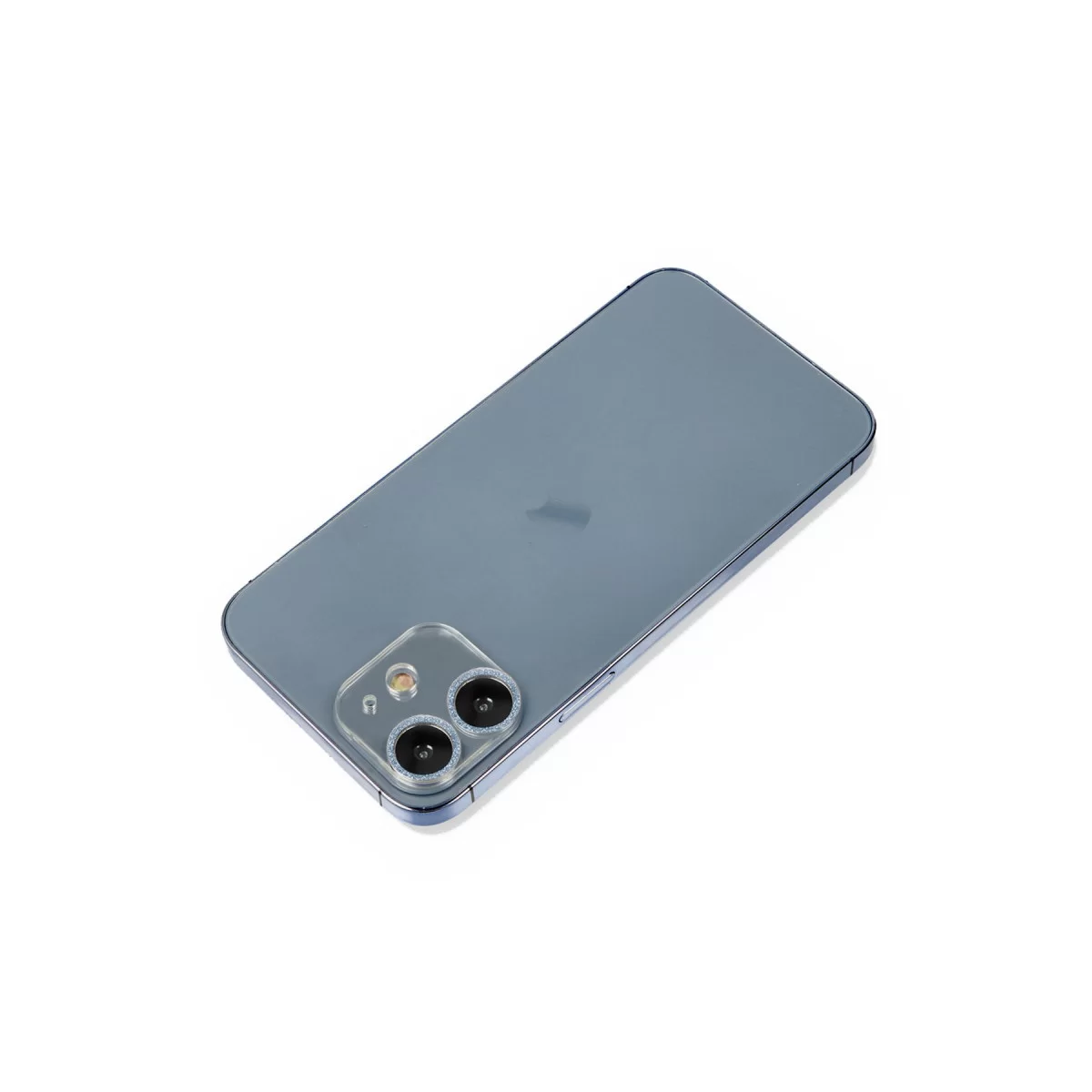 Newface Apple iPhone 12 Mini Shine Kamera Lens Koruma Cam - Sierra Blue