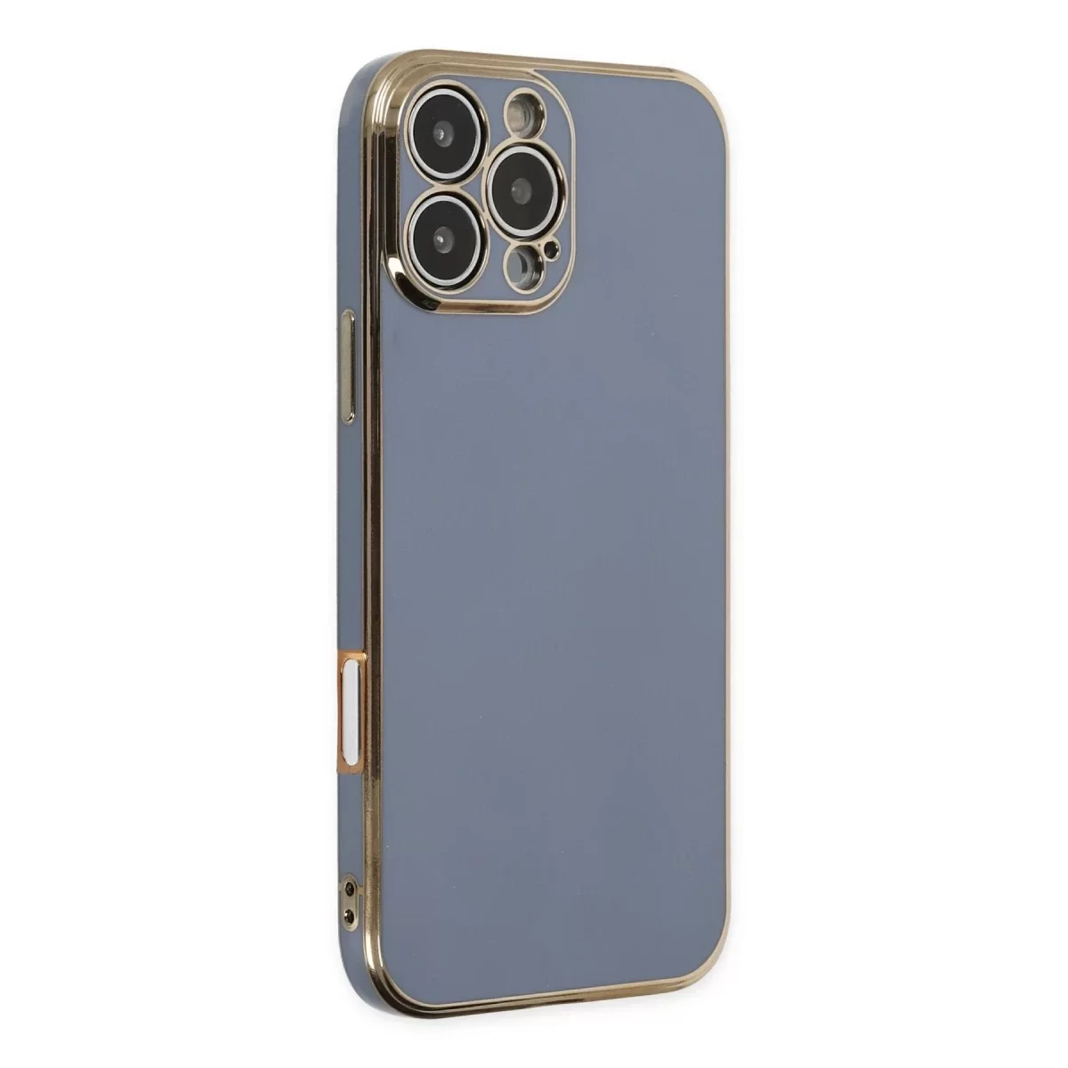Newface Apple iPhone 16 Pro Kılıf Volet Silikon - Mavi