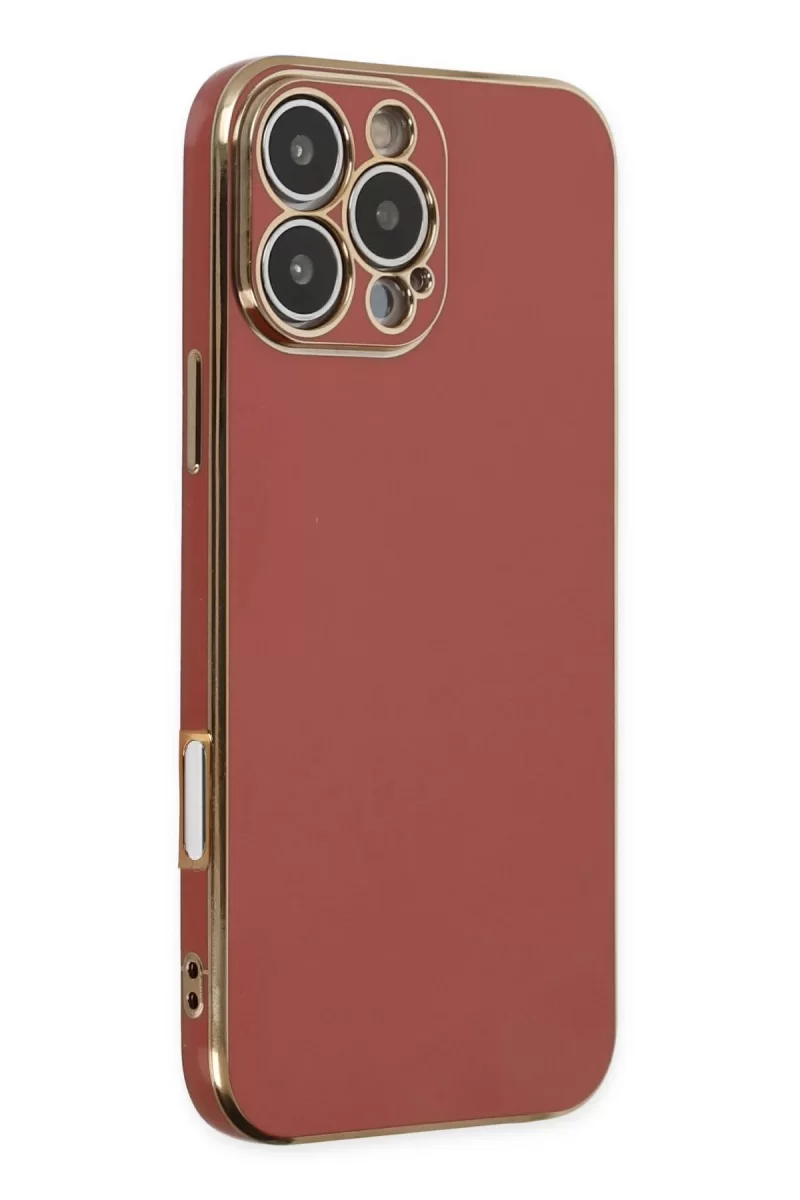 Newface Apple iPhone 16 Pro Kılıf Volet Silikon - Kırmızı