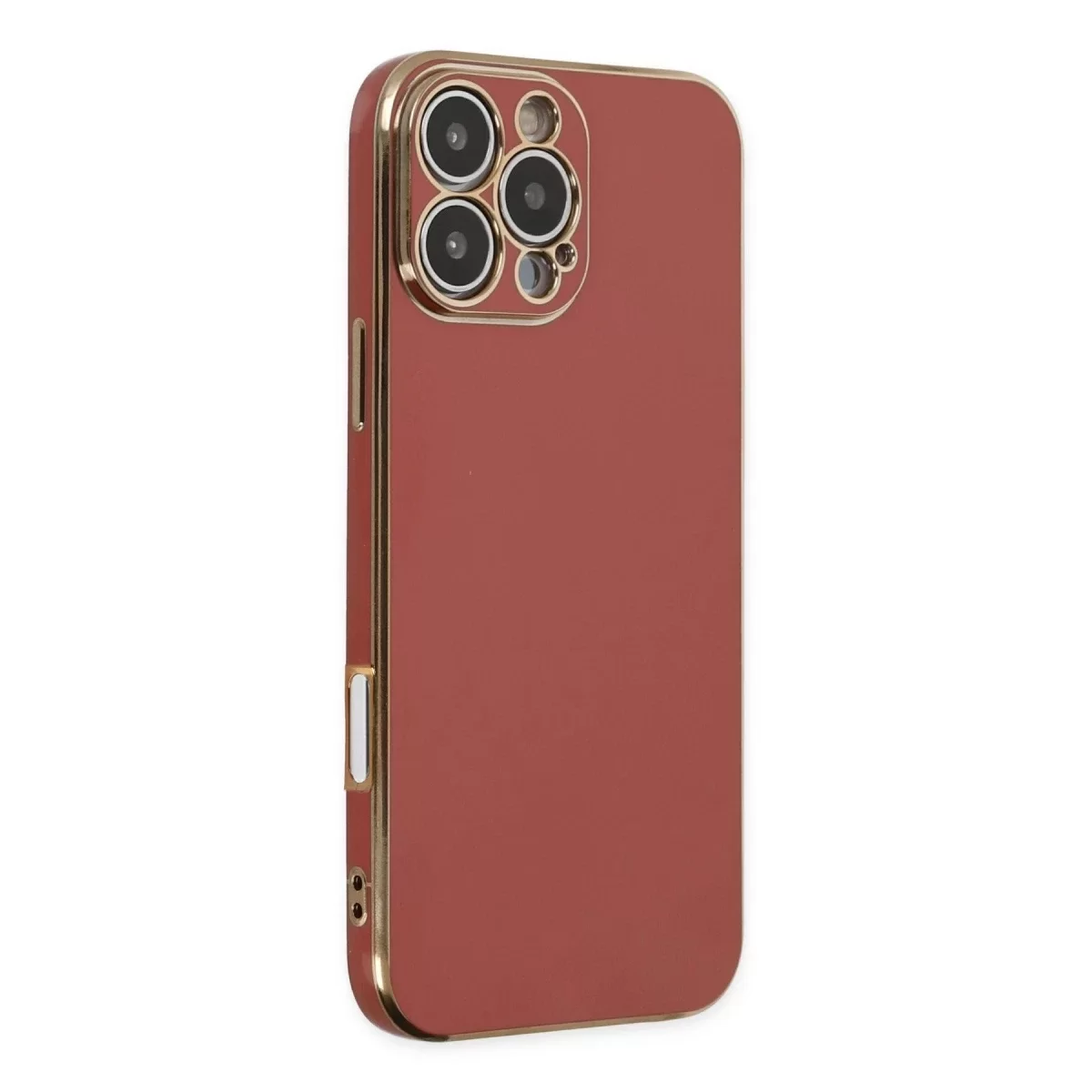 Newface Apple iPhone 16 Pro Kılıf Volet Silikon - Kırmızı