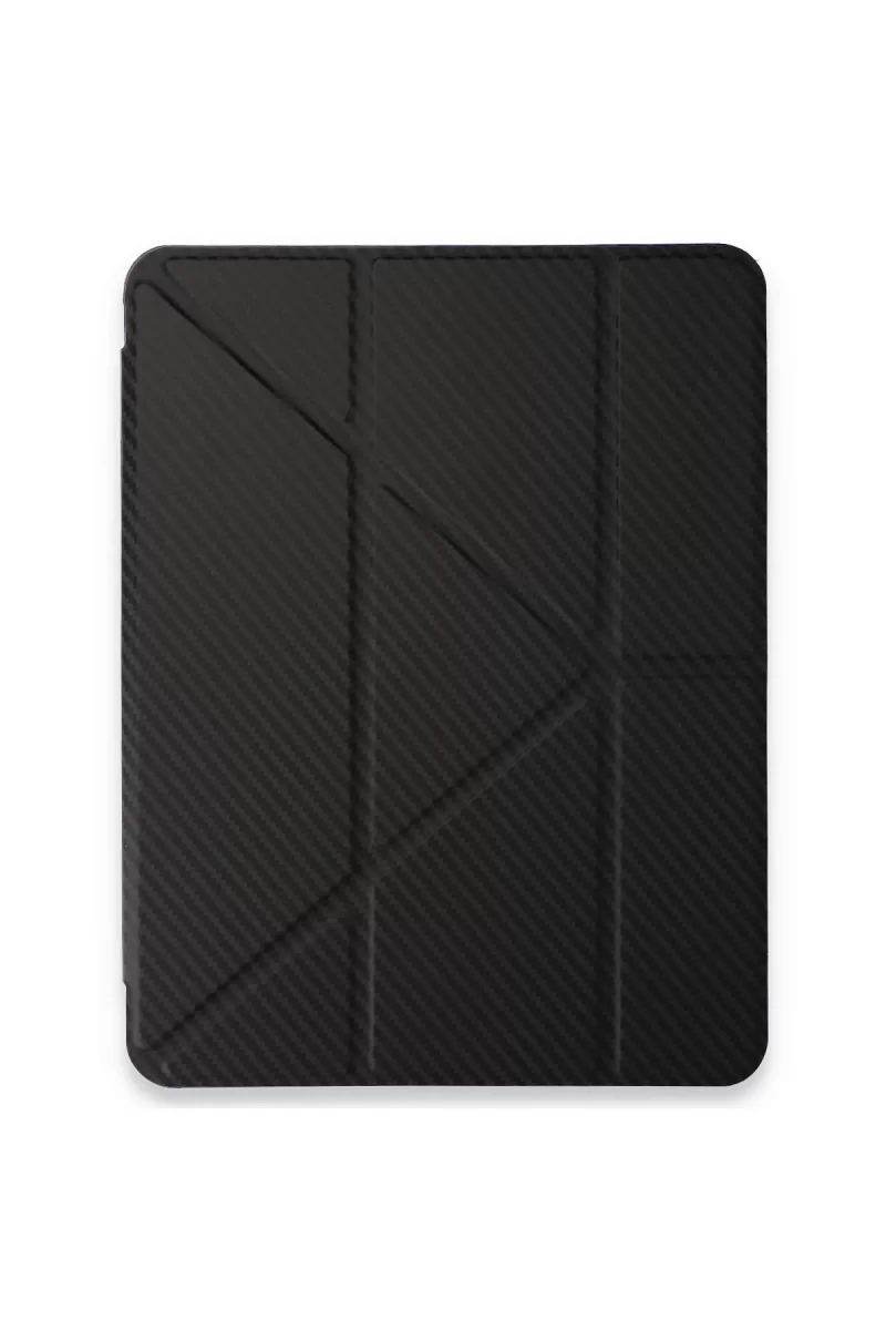 Newface Apple iPad Pro 13 (2024) Kılıf Color Karbon Tablet Kılıfı - Siyah