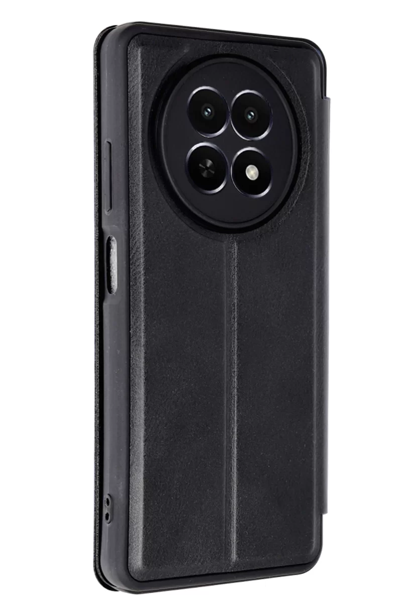 Newface Realme 12 5G Kılıf Flip Cover - Siyah