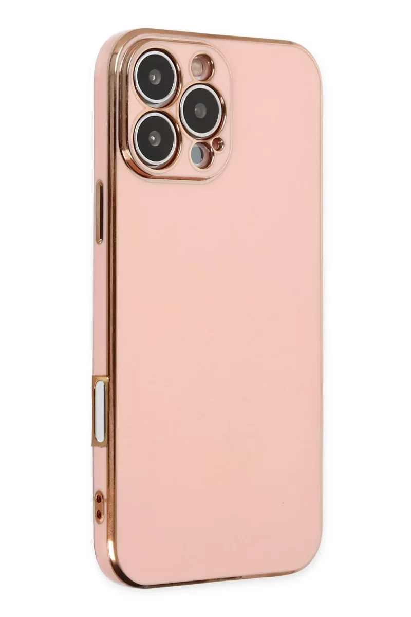 Newface Apple iPhone 16 Pro Kılıf Volet Silikon - Pembe