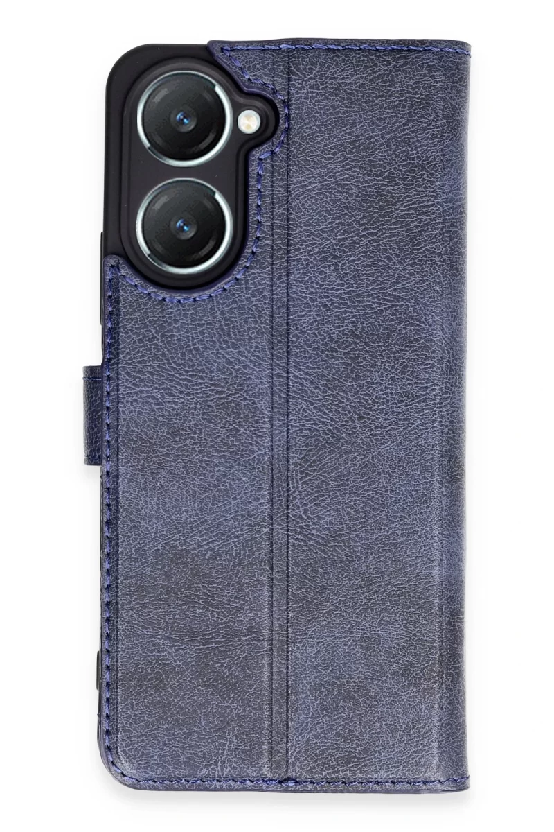 Newface Vivo Y18 Kılıf Trend S Plus Kapaklı Kılıf - Lacivert