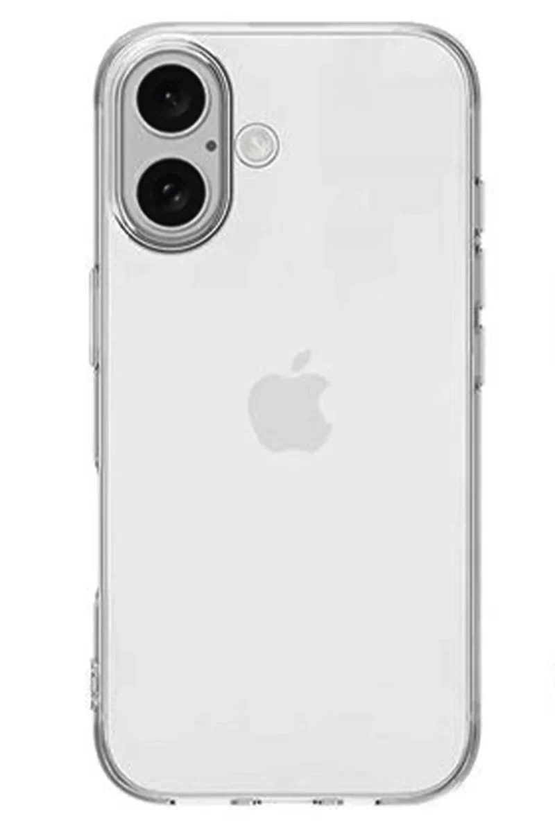 Newface Apple iPhone 16 Plus Kılıf Lüx Şeffaf Silikon