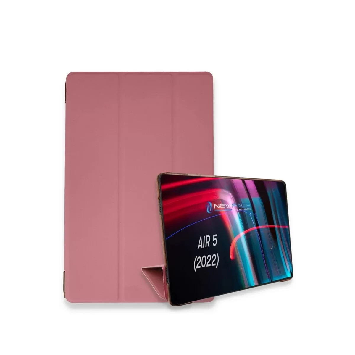 Newface Apple iPad Air 5 (2022) Kılıf Tablet Smart Kılıf - Pembe