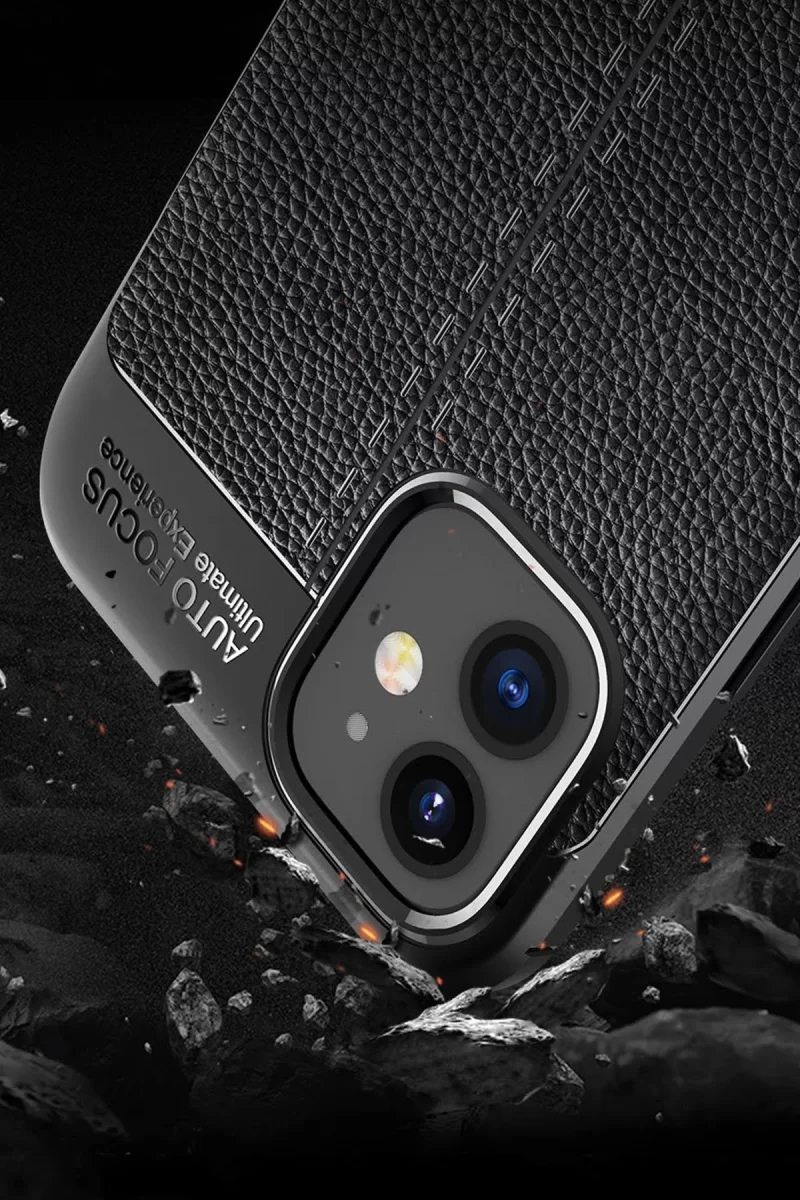 Newface Apple iPhone 12 Mini Kılıf Auto Focus Kapak - Kırmızı
