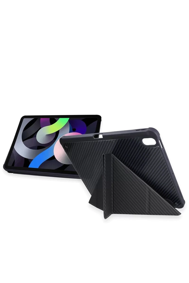 Newface Apple iPad Pro 13 (2024) Kılıf Color Karbon Tablet Kılıfı - Derin Mor