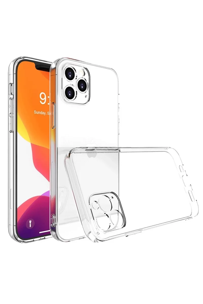 Newface Apple iPhone 16 Pro Kılıf Lüx Şeffaf Silikon