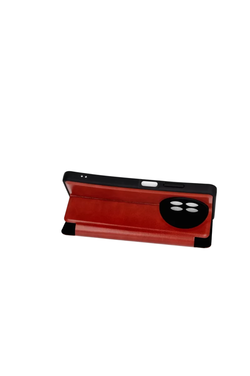 Newface Realme 12 5G Kılıf Flip Cover - Kırmızı
