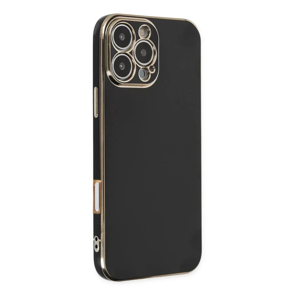 Newface Apple iPhone 16 Pro Kılıf Volet Silikon - Siyah
