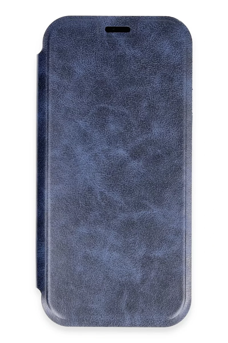 Newface Apple iPhone 16 Pro Kılıf Flip Cover - Lacivert