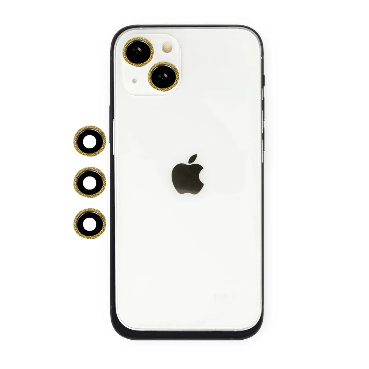 Newface Apple iPhone 14 Shine Kamera Lens - Gold