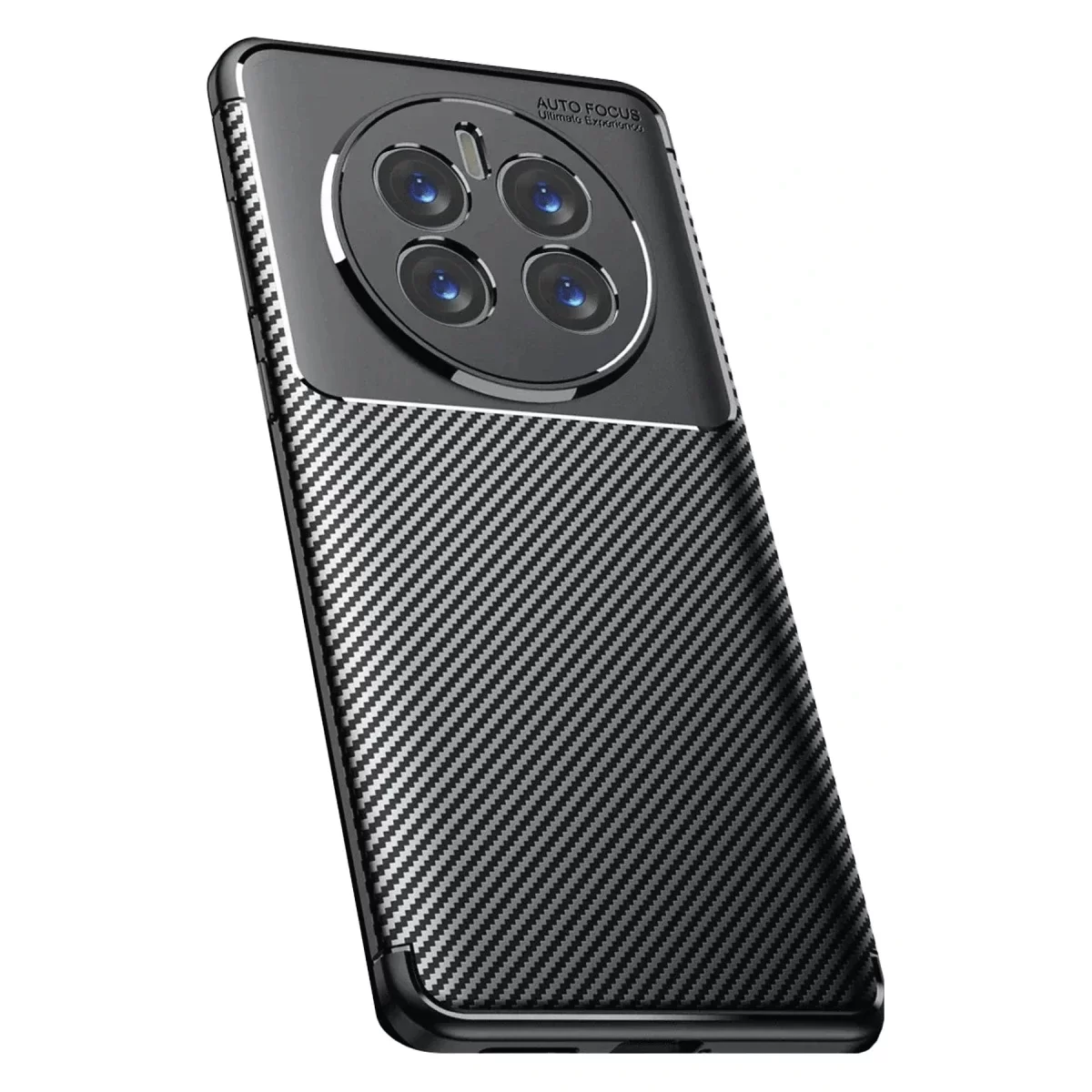 Newface Realme 12 Pro Plus Kılıf Auto Focus Karbon Kapak - Siyah