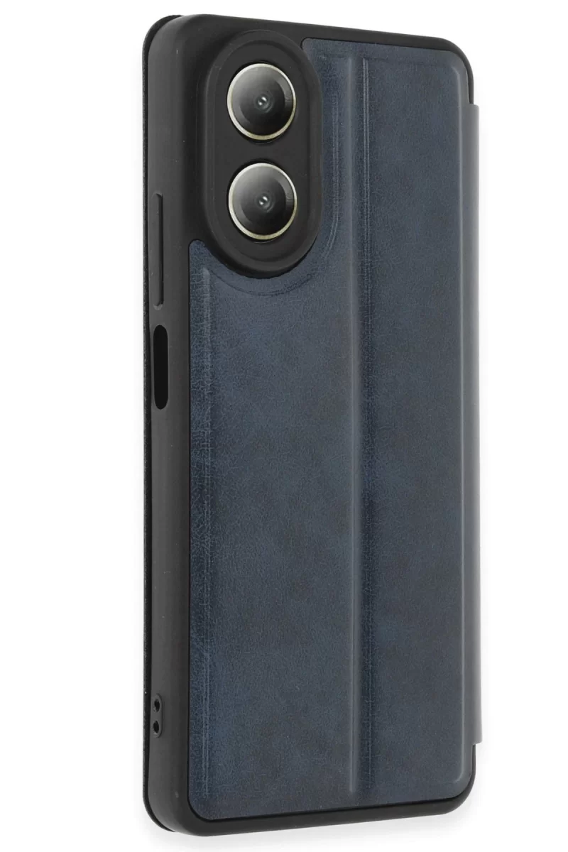 Newface Oppo A38 Kılıf Flip Cover - Lacivert