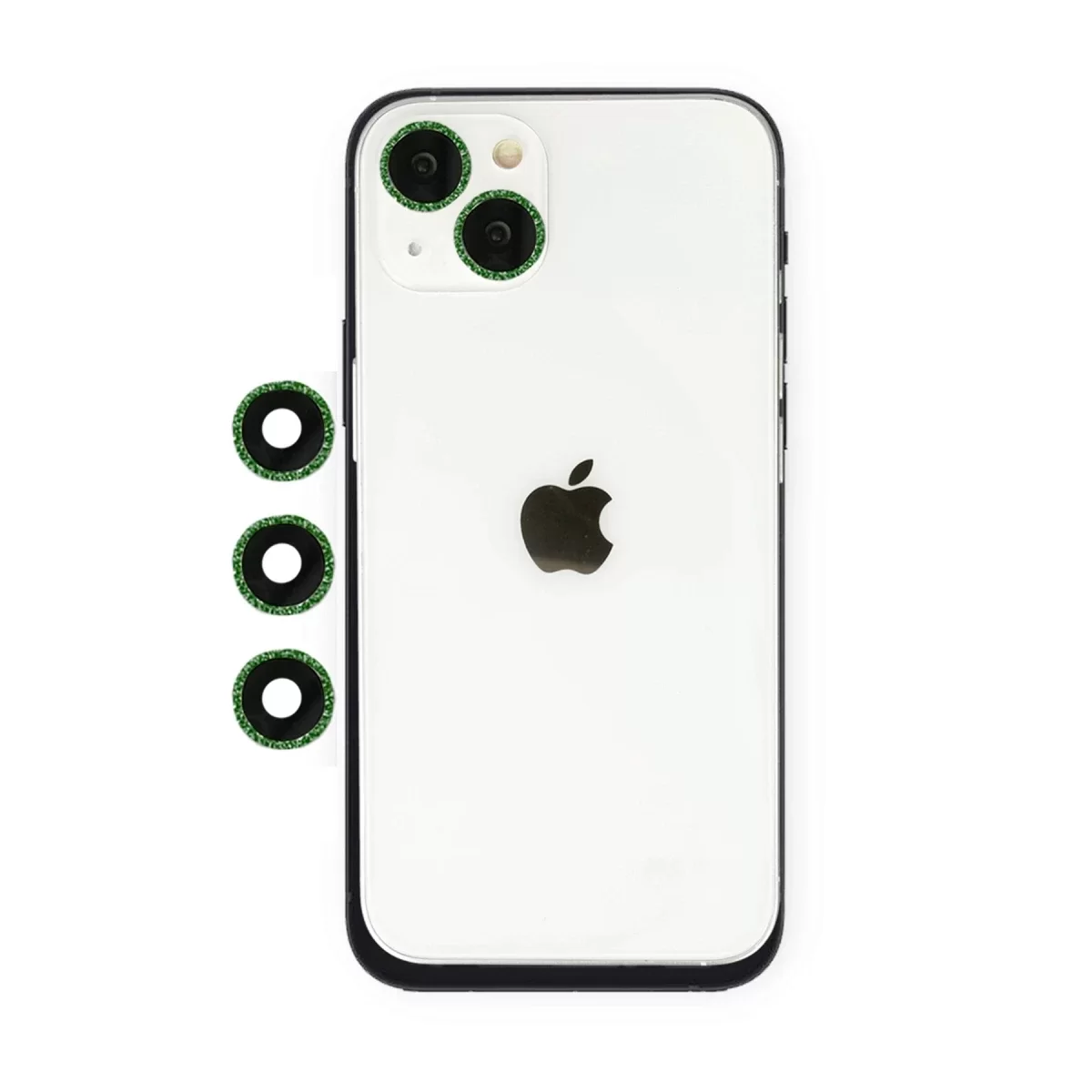 Newface Apple iPhone 14 Shine Kamera Lens - Yeşil