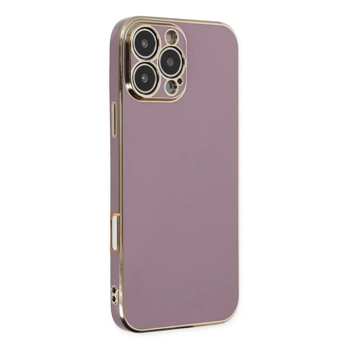 Newface Apple iPhone 16 Pro Max Kılıf Volet Silikon - Mor