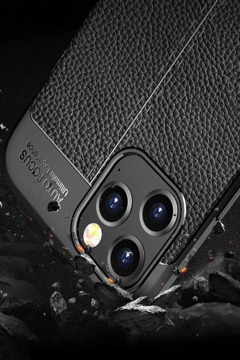 Newface Apple iPhone 12 Pro Kılıf Auto Focus Kapak - Kırmızı