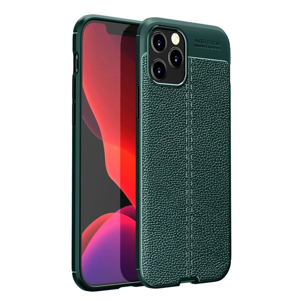 Newface Apple iPhone 12 Pro Kılıf Auto Focus Kapak - Yeşil