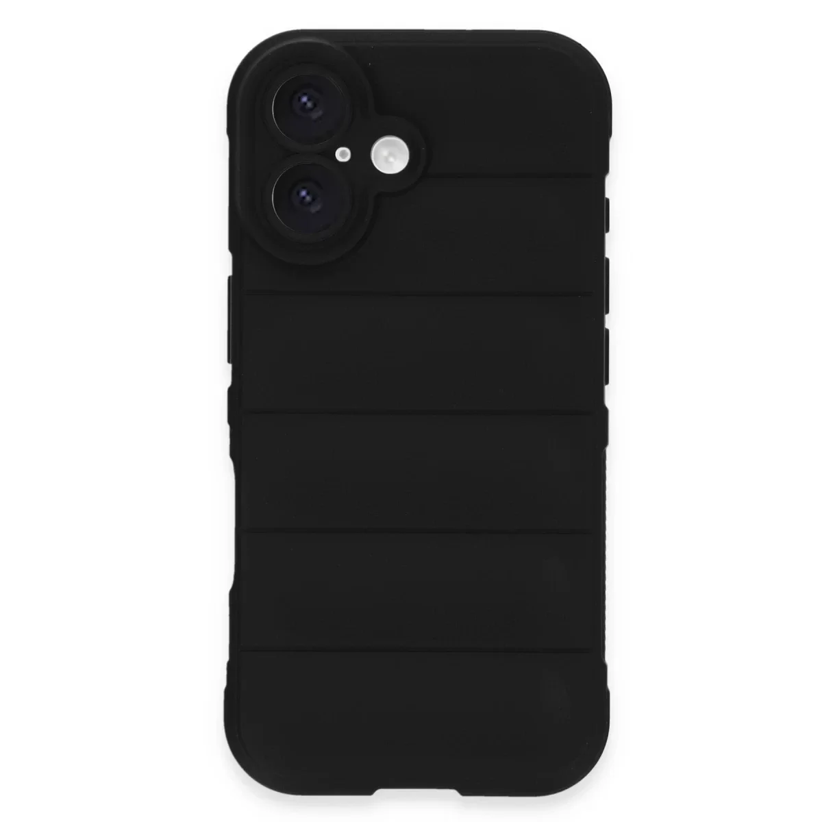 Newface Apple iPhone 16 Kılıf Optimum Silikon - Siyah