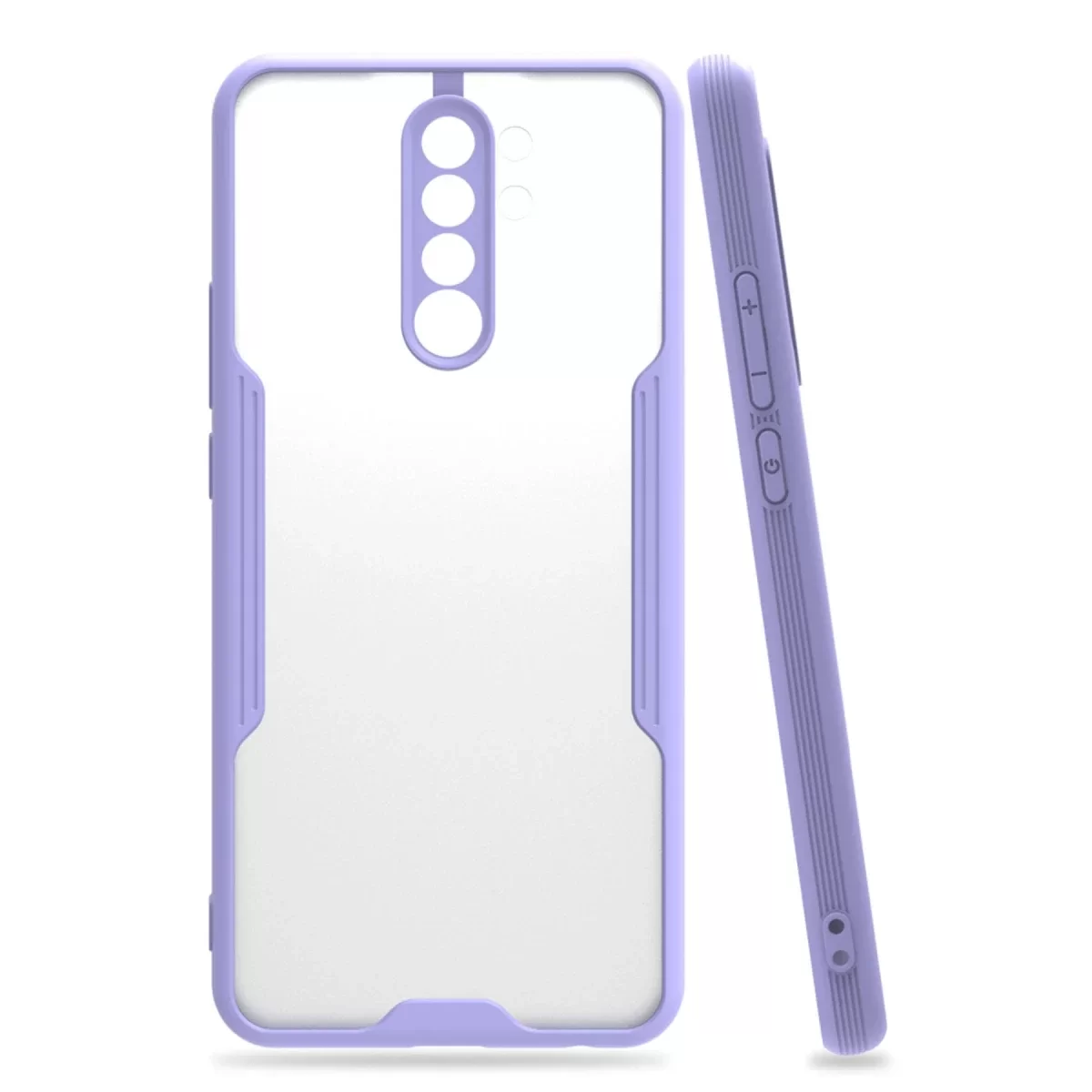 Newface Xiaomi Redmi Note 8 Pro Kılıf Platin Silikon - Lila