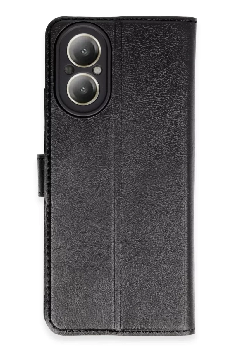Newface Realme 12 Lite Kılıf Trend S Plus Kapaklı Kılıf - Siyah